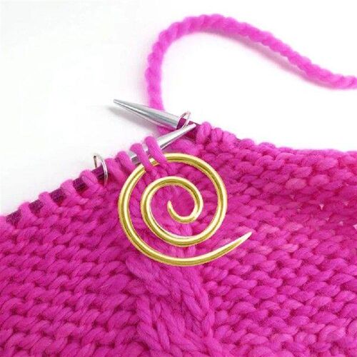 Spiral Cable Needle Knitting Needle Stitch Holder for Shawl