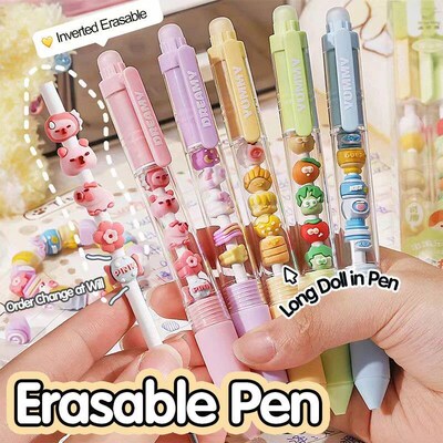 Press to Wipe pen Neutral Pen Ballpoint Pen Third Grade Easy