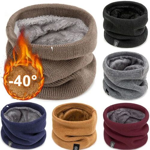 Fashion Soft Knitted Neck Warmer Sport Scarf Women Men Face