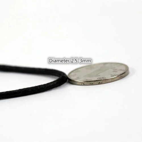 Waxed Cotton Round Shoelaces Leather Shoes Boots lace Waterp