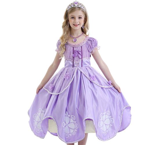 Princess Sofia Dress Costume For Girls Princess Dress Party