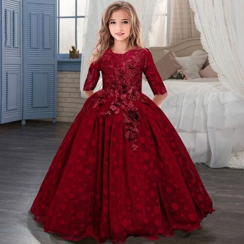 girl Baby Gown Formal Dress for Girls kids Dresses Clothing