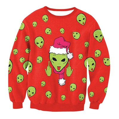 Men Women Ugly Christmas Sweater Pullover Xmas Jumper Tops