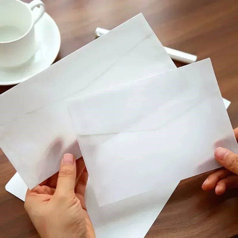 10ps/set Transluent Envelopes Fr