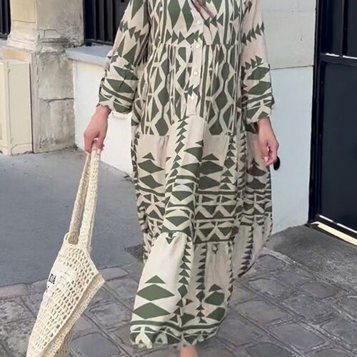 Elegant Summer Maxi Dress Women 2023 Casual Sreetwear  Vinta