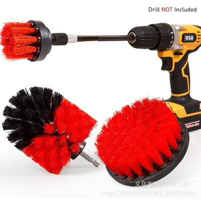 Electric Cleaning Brush Set Drill Cleaner for Floor Tile Car