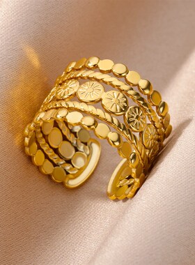 Stainless Steel Rings for Women Jewelry Summer Accessories