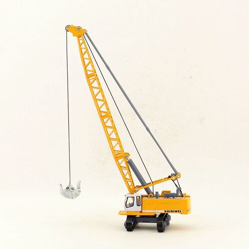 Alloy engineering vehicle cable excavator model,1:87 excavat