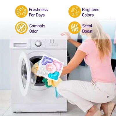 Jakehoe 5-in-1 Laundry Detergent Pods, Packaged. Effective f