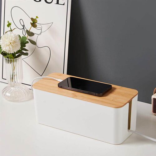 Cable Storage Box Plastic Power Line Storage Case Dustproof