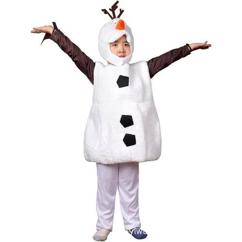 Santa Olaf New Year Costume Kids Infant Cute Snowman Clothes
