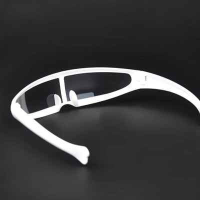 Futuristic Narrow Cyclops Visor Sunglasses Laser Eyeglasses