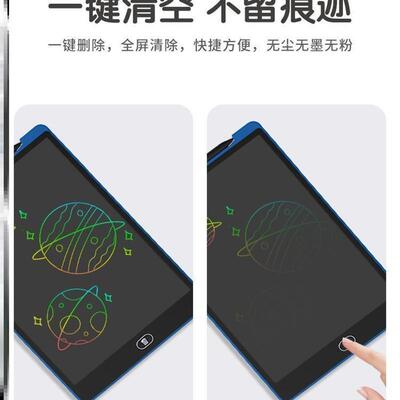 LCD writing pad children's LED graffiti board eye pr