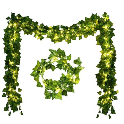 LED light strip Artificial vines Ivy Party Decoration lights