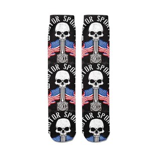 时尚女人和男人3D骷髅骷髅袜子男人街头服装