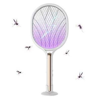 Electric Fly Swatter 4000V Bug Zapper Racket Dual Modes Mosq