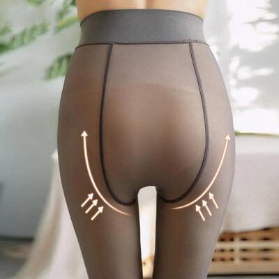 Thermal Stockings Woman Insulated Tights Legs Fake Transluce