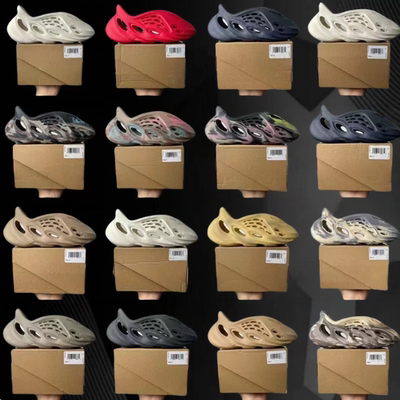 YEEZY泡沫跑步洞洞鞋侃爷同款