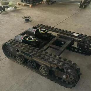 橡胶履带行走底盘 地质勘测智能机器人度盘 电动履带底盘