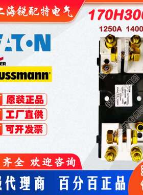 170H3006熔断器底座 1250A 1400V 巴斯曼BUSSMANN熔断器底座