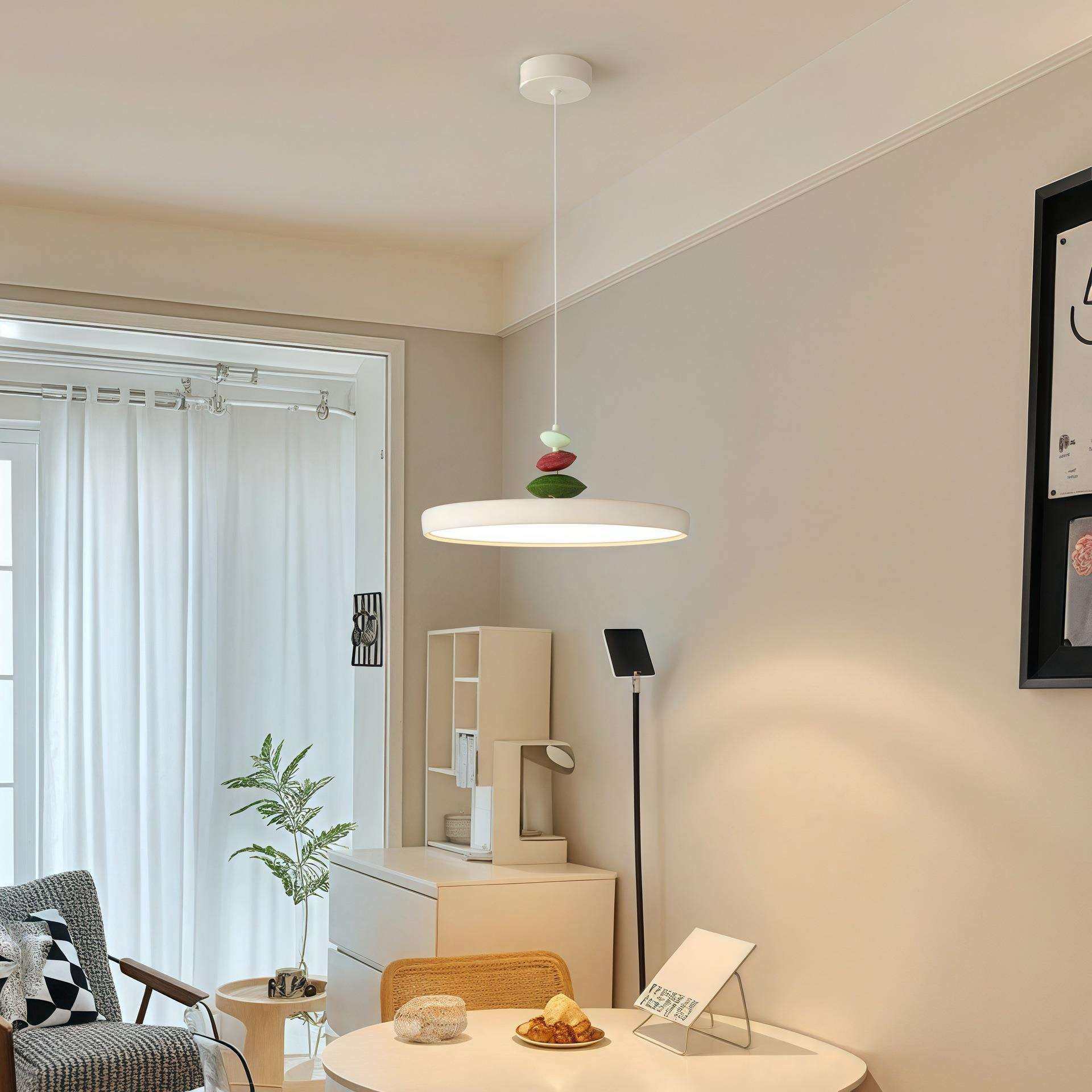 现代简约护眼飞碟餐厅灯飞盘卧室餐桌吊灯家用奶油风M豆中山灯具,鲜花速递/花卉仿真/绿植园艺,割草机/草坪机,淘宝优惠券,粉丝福利购,淘宝优惠卷