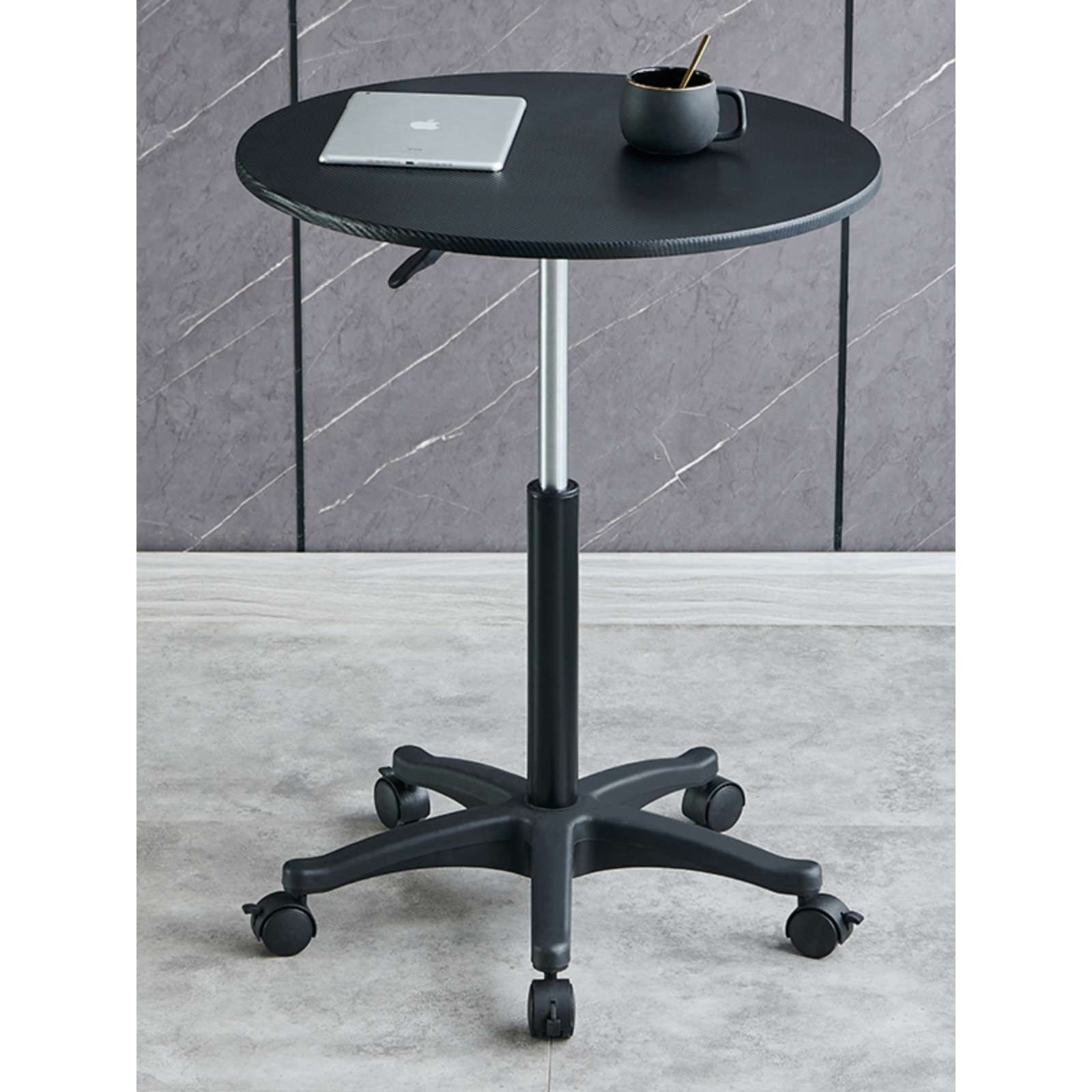升降电脑桌家用带轮可移动床边桌子休闲接待桌简约阳台小圆桌餐桌,3C数码配件,其它配件,淘宝优惠券,粉丝福利购,淘宝优惠卷