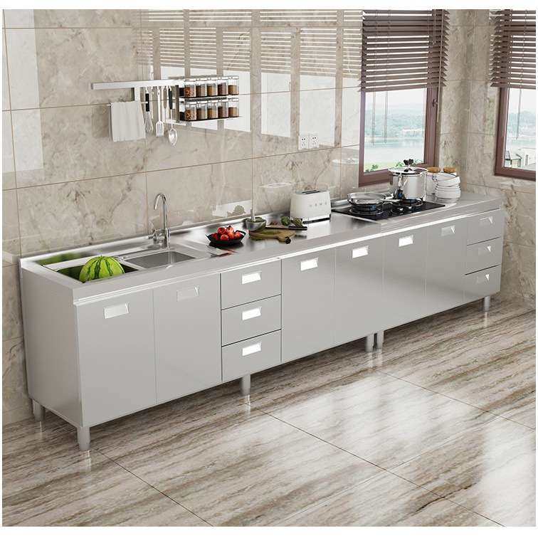 304整体不锈钢厨房橱柜家庭简易灶台一体家用经济型农村储物碗柜,3C数码配件,其它配件,淘宝优惠券,粉丝福利购,淘宝优惠卷