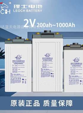 LEOCH理士蓄电池DJ200 2V200AH直流220V电源铁路船舶照明2V300ah