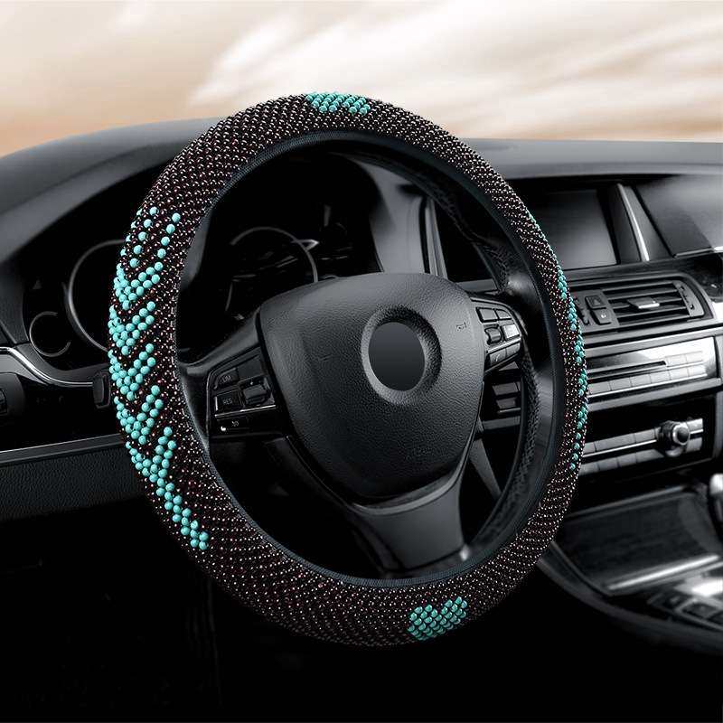 夏季木珠汽车方向盘套四季通用木质车把套防滑透气纯手工夜光车套,3C数码配件,其它配件,淘宝优惠券,粉丝福利购,淘宝优惠卷