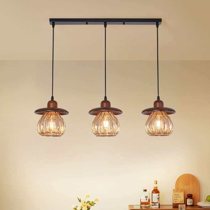 2025新款中古风复古餐厅吊灯三头吧台过道入户玄关楼梯床头小吊灯,3C数码配件,其它配件,淘宝优惠券,粉丝福利购,淘宝优惠卷