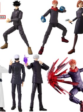 正品万代SUNRISEPOP 咒术回战 五条悟 虎杖悠仁两面宿傩可动人偶