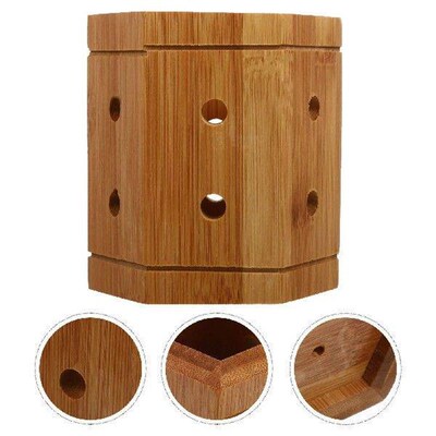 Pencil Holder Bamboo Chopstick Organizer Cutlery Rack