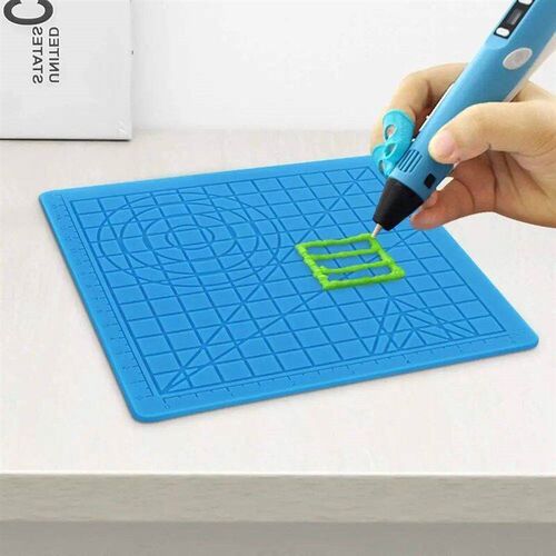 3D Printing Pen Silicone Design Mat With 2 Finger Protectors