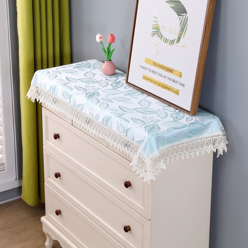 布艺桌布长方形绣花防尘盖布餐边柜鞋柜电视柜五斗柜盖巾茶几台布,居家布艺,桌布,淘宝优惠券,粉丝福利购,淘宝优惠卷