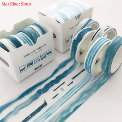 5 pcs/pack Moon Star Washi Tape Set Decoration Sticker Scrap