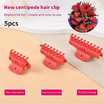 5pcs Hair Perm Insulation Clips Multipurpose Strong Hold