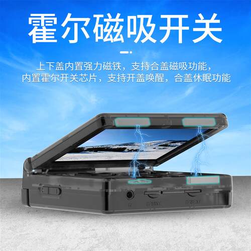 Ampown Rg35xxsp Retro Handheld Psp Game nsole Folding Flip W