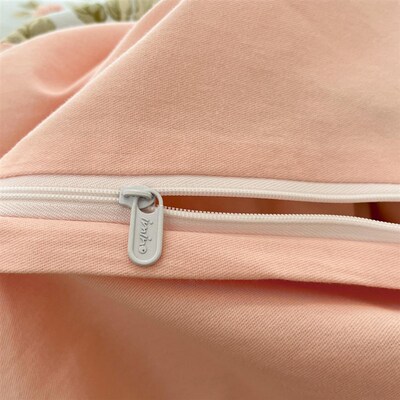 4pc Cotton Bedding Set Duvet Quilt Cover Bed Fitted Sheet 被