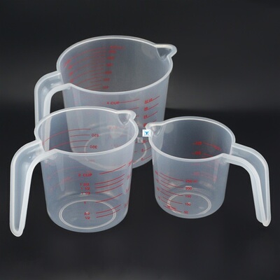 250/500/1000ML Plastic Measuring Cup Jug Pour Spout Surface