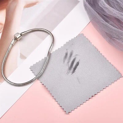 50pcs Sterling Silver Polishing Cloth Set Jewelry Cleaning
