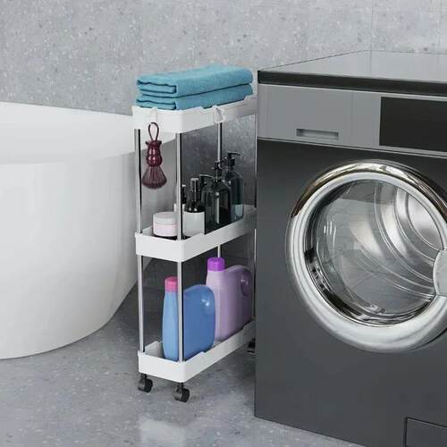 Push Trolley Shelf Floor Multi-layer Bathroom Bathroom Crevi