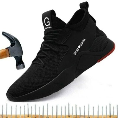 Fashion Steel Toe Shoes Kevlar Fiber Safety Shoes Breathable