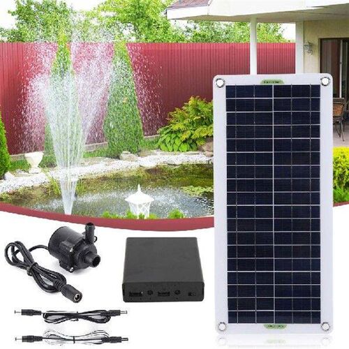 Aquarium Pump Garden Decoration 18V 30W Mini Solar Power