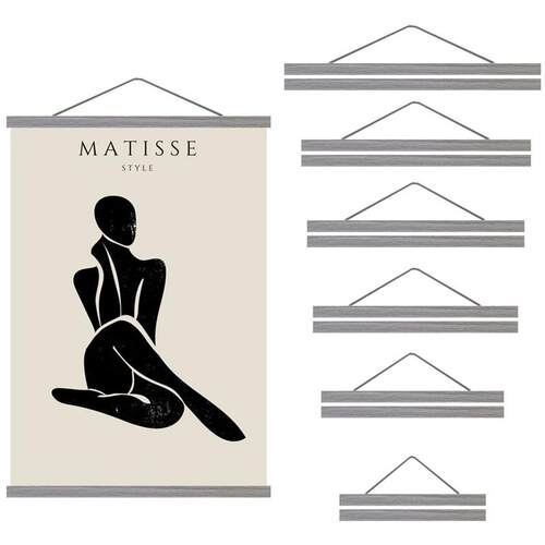8 Colors Recyclable Magnetic Poster Hanger 30x40 50x70 Wood