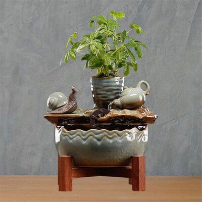 Indoor Waterfall Tabletop Fountain Circulating Water