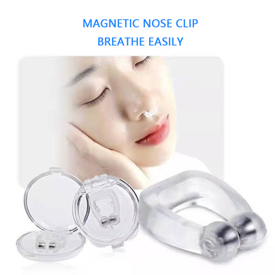 Anti Snore Stop Snoring Nose Clip Silicone Magnetic Sleep Tr