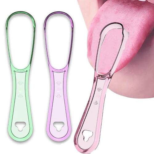 Tongue Scraper For Adult Reusable Tongue Cleaning Tool Food
