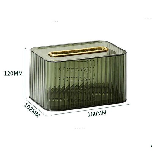 Household Tissue Box Transparent Desktop Tissue Box Pumping