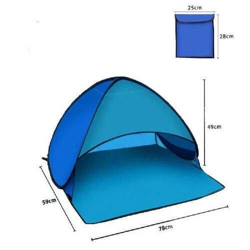 Outdoor Beach Tent Shelter With Carry Bag Easy Set Up Sun