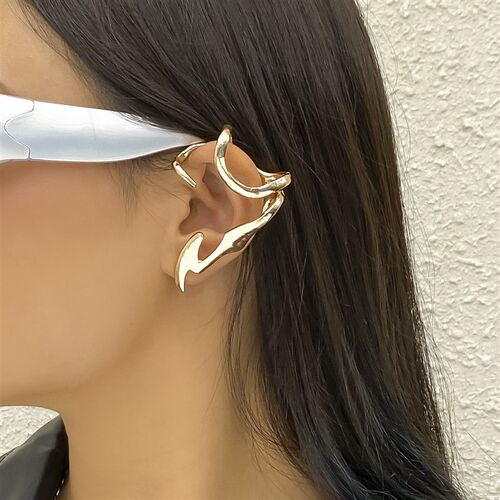 Dark Style Futuristic Elf Earring Retro Creative Irregular O